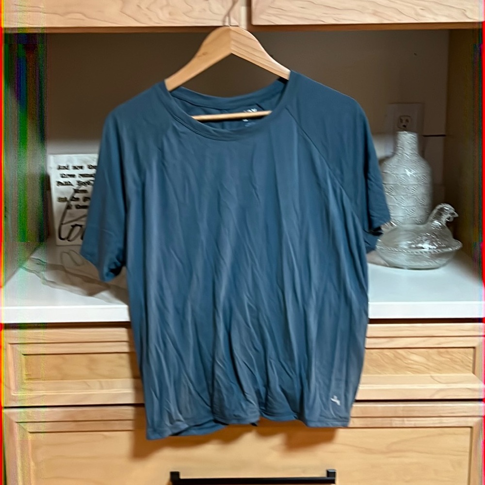 Joy Lab teal green athleisure top; XL